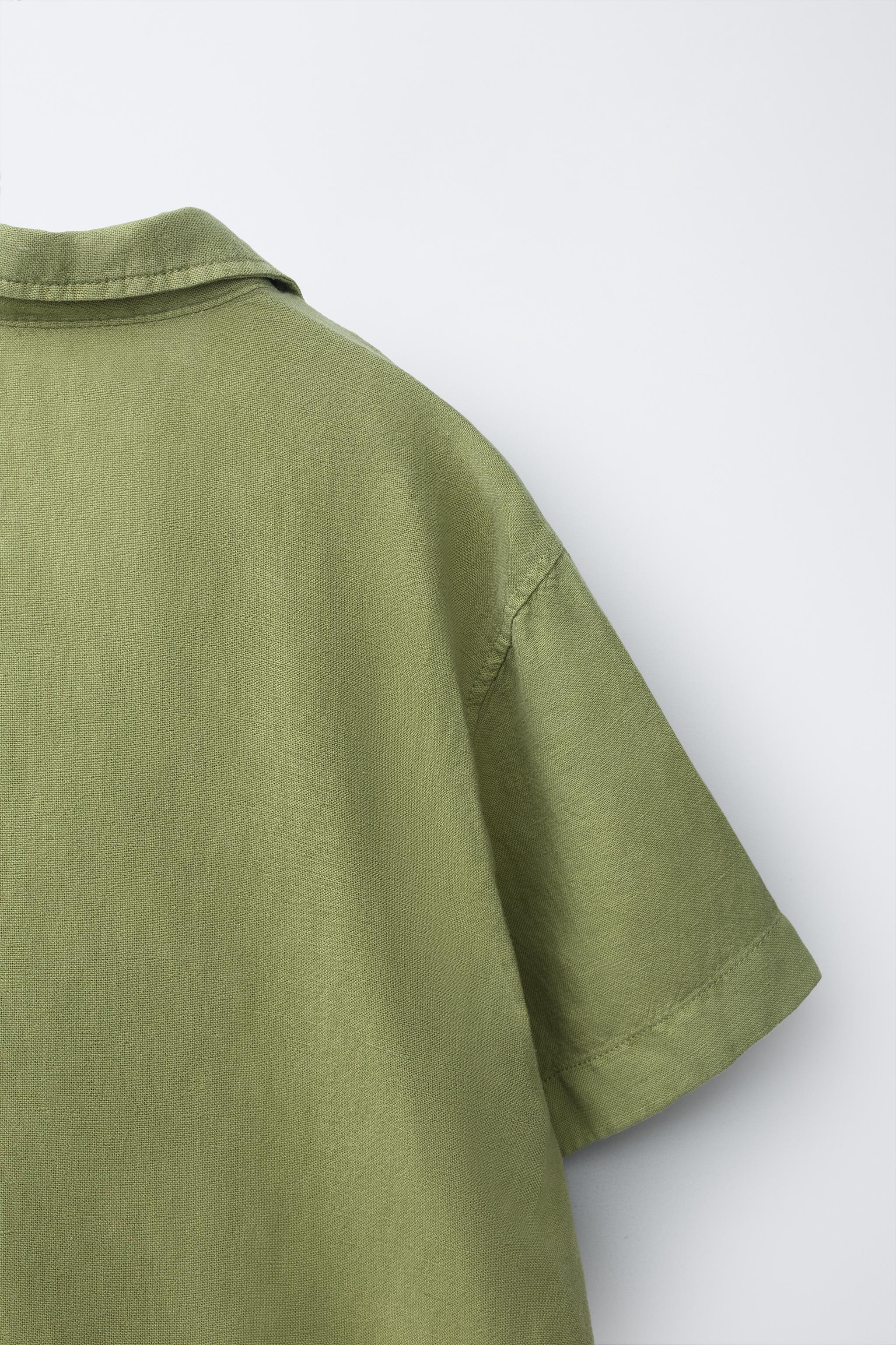 FLUID LINEN BLEND SHIRT